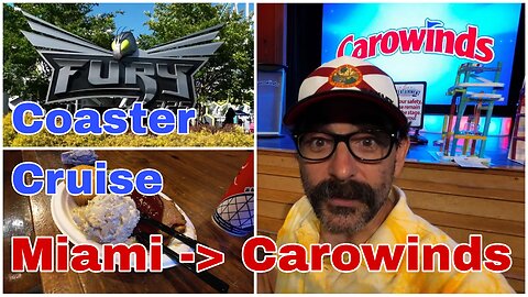 Carowinds Coaster Cruise | Travel From Miami | Spirit? | Fury 325 | Copperhead Strike | Operations?