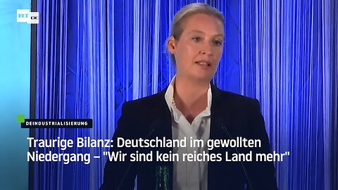 Traurige Bilanz: Deutschland im gewollten Niedergang