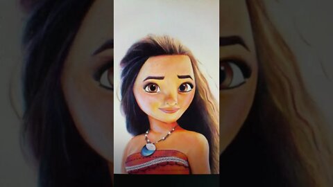 Moana - I Want to Draw ✍️- Shorts Ideas 💡