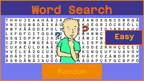 Word Search - Challenge 11/22/2022 - Easy - Random