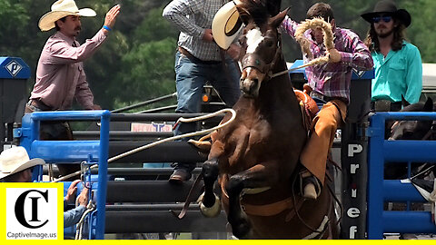 Bronc Fannin' - The 1836 Chuckwagon Races 2022 - Sunday