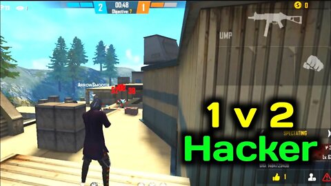 1 Vs 2 With Hacker - Rock Munna Gaming