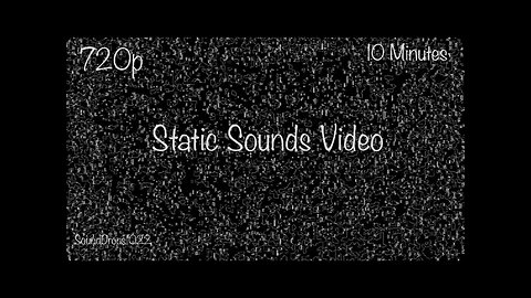 Take Break With 10 Minutes Of Static Sounds