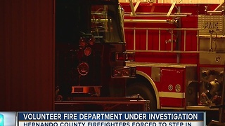 Volunteer fire department under investigation