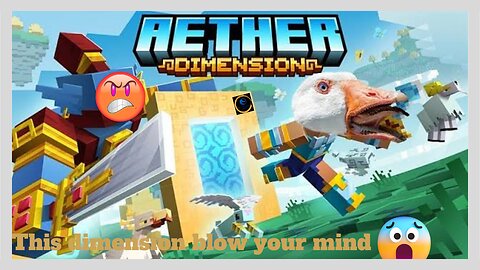 Aether dimensions Minecraft (mod) bedrocks in Hindi #minecraft #minecraftpe #gaming #trending