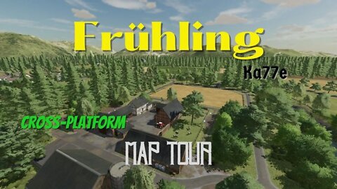 Frühling / Map Tour / Ka77e / FS22 / Cross-Platform / LockNutz / Germany / Hessian Farm