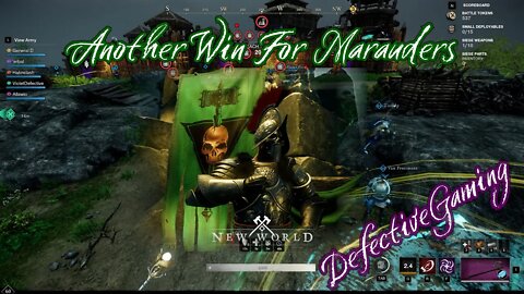 New World PVP - Hard Fought Attacking War Victory