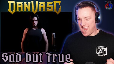 Dan Vasc "Sad But True" 🇧🇷 METALLICA cover | Feat. Johan Tillgren | DaneBramage Rocks Reaction