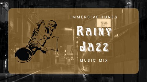 🌧️Rainy Jazz Noire🎷• Study • Sleep • Meditate