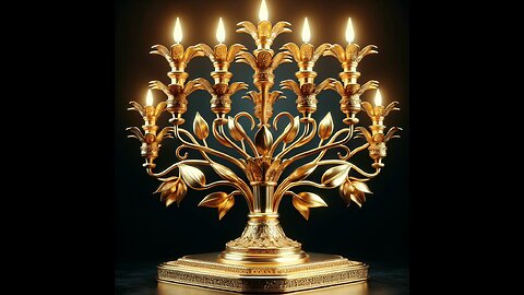 Exodus 25 The golden lampstand with seven lamps and the lampstand in Revelation