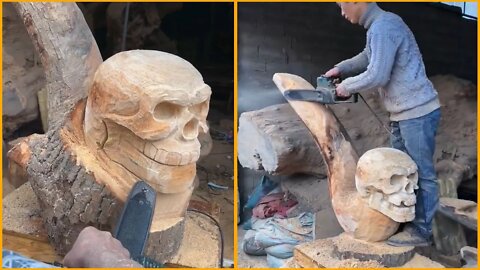 Amazing Woodworking idea make luxury sculpture DIY 2021