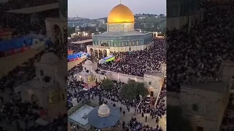 Masjid Al AQSA Thousands OF people came""