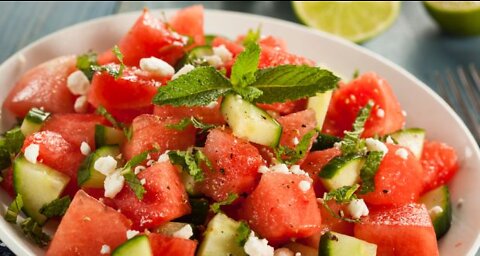 Mediterranean Watermelon Salad Recipe