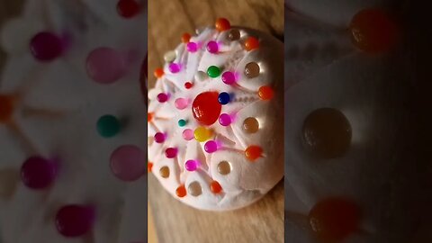 DIY how to make polymer clay cookies #shorts