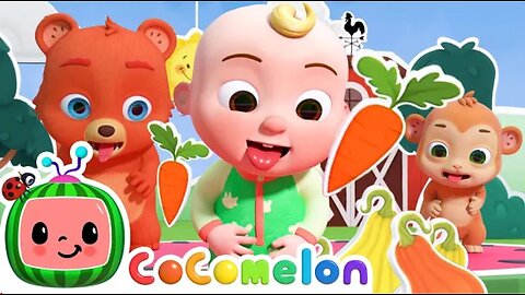 Yes Yes Vegetables (with Baby Animals) | CoComelon Nursery Rhymes & Kids Songs