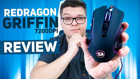 Mouse Gamer Griffin | 7200DPI e Sensor Pixart PAW3212 | Análise