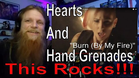 HEARTS AND HAND GRENADES - Burn (By My Fire) REACTION | Metal Head DJ Reacts