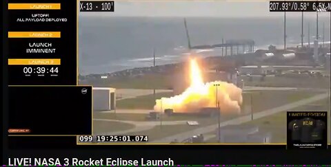 Eclipse Rocket Launch #2 for Atmospheric Testing