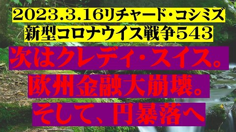 2023.03.16 リチャード・コシミズ新型コロナウイルス戦争５４３