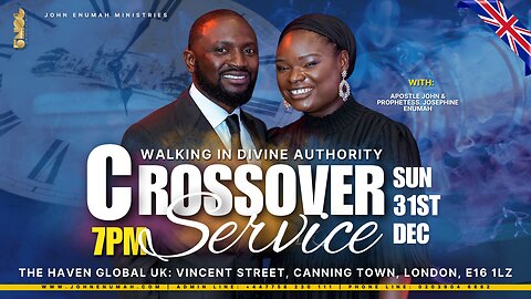 END OF YEAR CROSSOVER GATHERING | #PROPHETIC #HEALING #DELIVERANCE | 31/12/23 | Apostle John Enumah