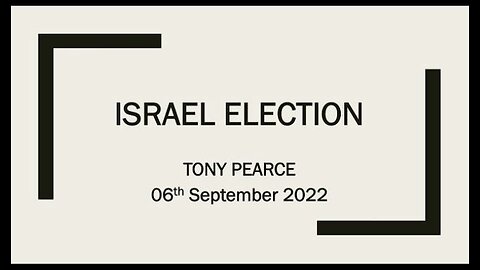 Israel Elections - Netanyahu Wins