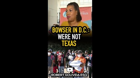 Bowser in D.C.: We're Not TEXAS! #shorts