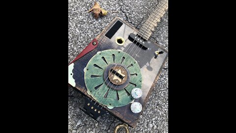 Cigar Box Guitar Blackhawk Encore & Closed 4 The Season Guitar