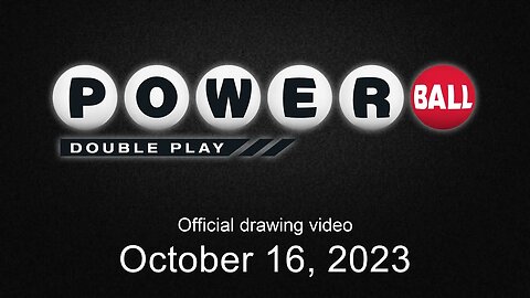 Powerball Double Play drawing for October 16, 2023