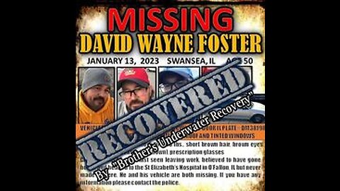 CASE SOLVED DAVID WAYNE FOSTER (THE RECOVERY)