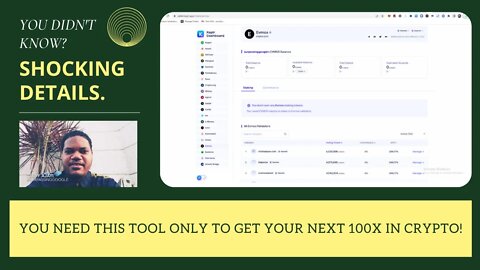 You Need This Tool Only To Get Your Next 100x In Crypto!