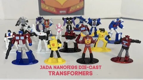 Jada Transformers Nano Metalfigs 18 pack - Unboxing and Review - Rodimusbill