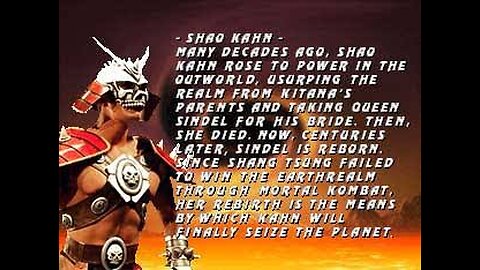 Shao Khan Mortal Kombat 3