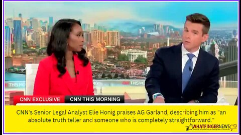 CNN's Senior Legal Analyst Elie Honig praises AG Garland, describing him as an absolute truth teller