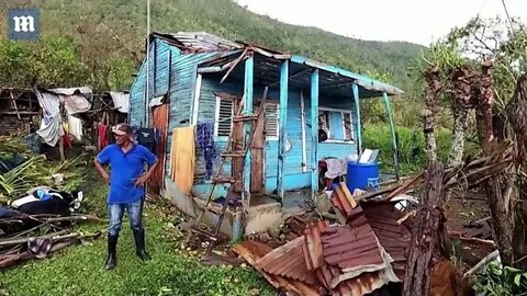 Video: Locals pick up the pieces after Fiona slams Dominican Republic