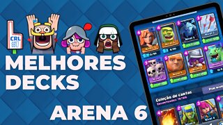 ARENA 6 - MELHORES DECKS #shorts #clashroyal #clash #clashroyale #royale