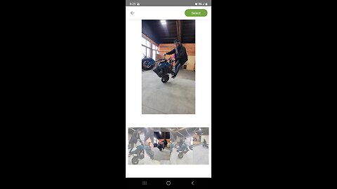 Little stunt session indoors on the Kawasaki Z125