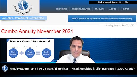 Combo Annuity Rates For November 2021 (Combo/Split Annuity)