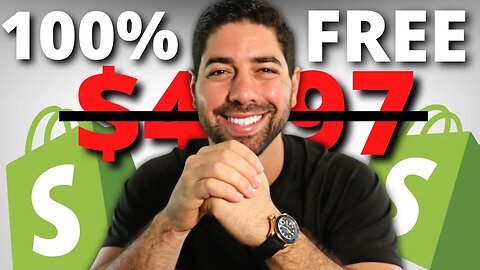 My $4997 Shopify Dropshipping Course *YOURS FREE*