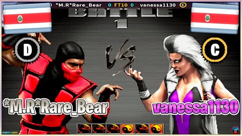 Ultimate Mortal Kombat 3 (*M.R*Rare_Bear Vs. vanessa1130) [Costa Rica Vs. Costa Rica]