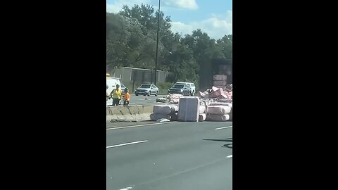 Transport Truck Accident On QEW