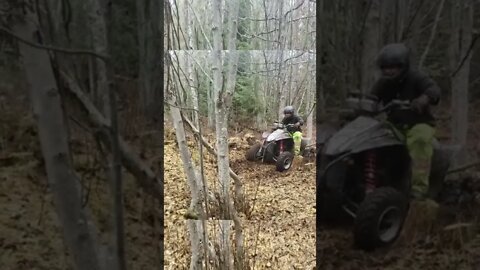 Extreme off road ATV Shredding #shorts #youtubeshorts #offroad