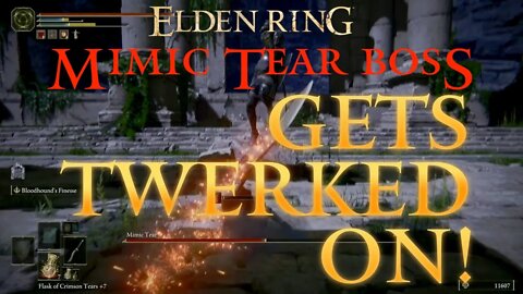 Elden Ring Mimic Tear Boss Gets Beaten and Twerked On