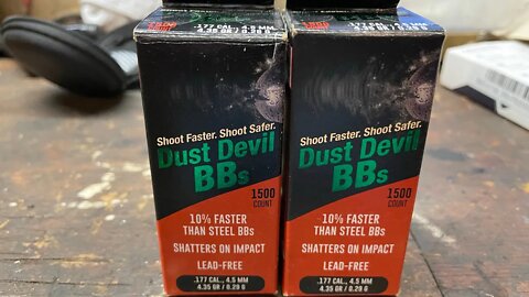 Frangible bb’s? Dust devil test and review