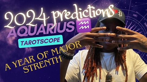 AQUARIUS - “YOUR STRENGTH YEAR!!!” 2024 PREDICTIONS♒️🦁PSYCHIC READING