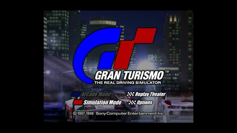 Gran Turismo (PS1) Intro & Title Screen Presentation