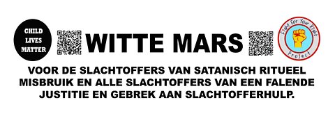 AANKONDIGING WITTE MARS IN NEDERLAND DOOR CHILD LIVES MATTER