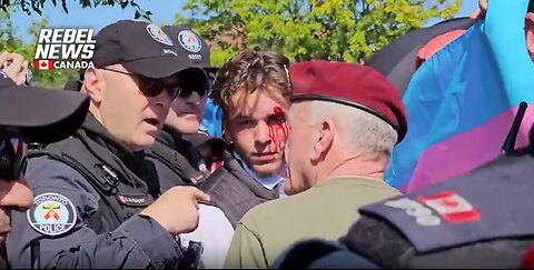 Protest against gender ideology brings out violent counter-protesters, Toronto Police turn blind eye