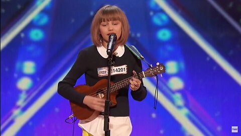 Grace VanderWaal: 12-Year-Old Ukulele Player Gets Golden Buzzer - America's Got Talent 2016