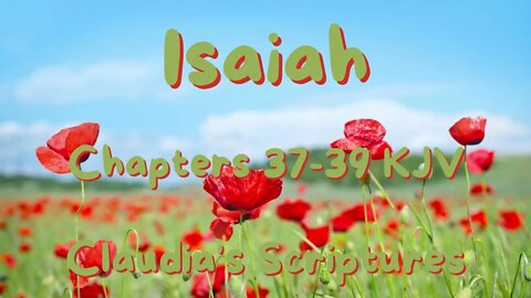 The Bible Series Bible Book Isaiah Chapters 37-39 Audio