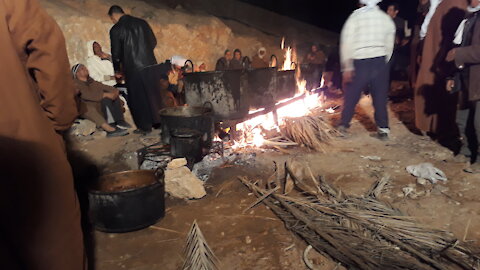 Primitive traditional cooking